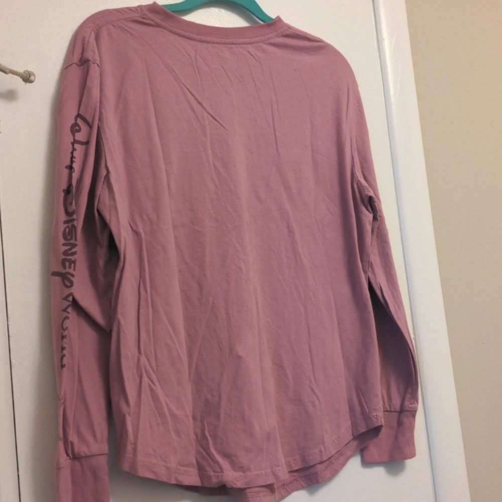 Disney World 50 Light Purple Long Sleeve Tshirt EUC in Medium - Picture 4 of 6